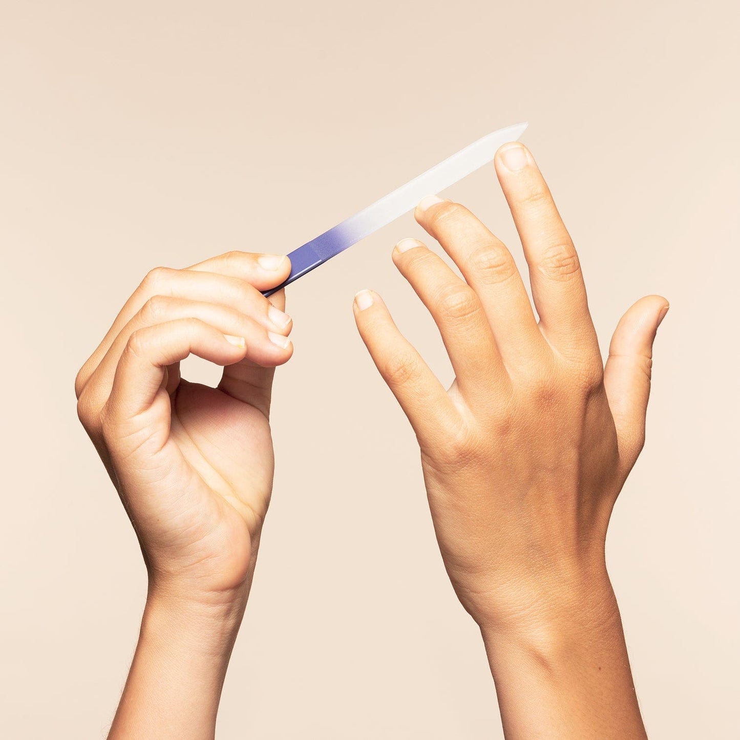 Glass Nail File - Purple/Frost