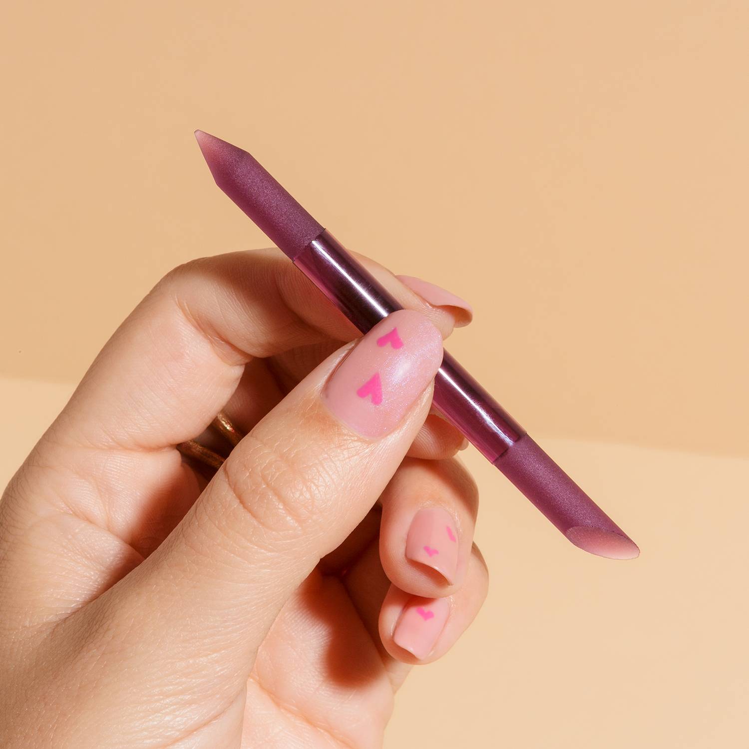 Glass Cuticle Pusher - Purple